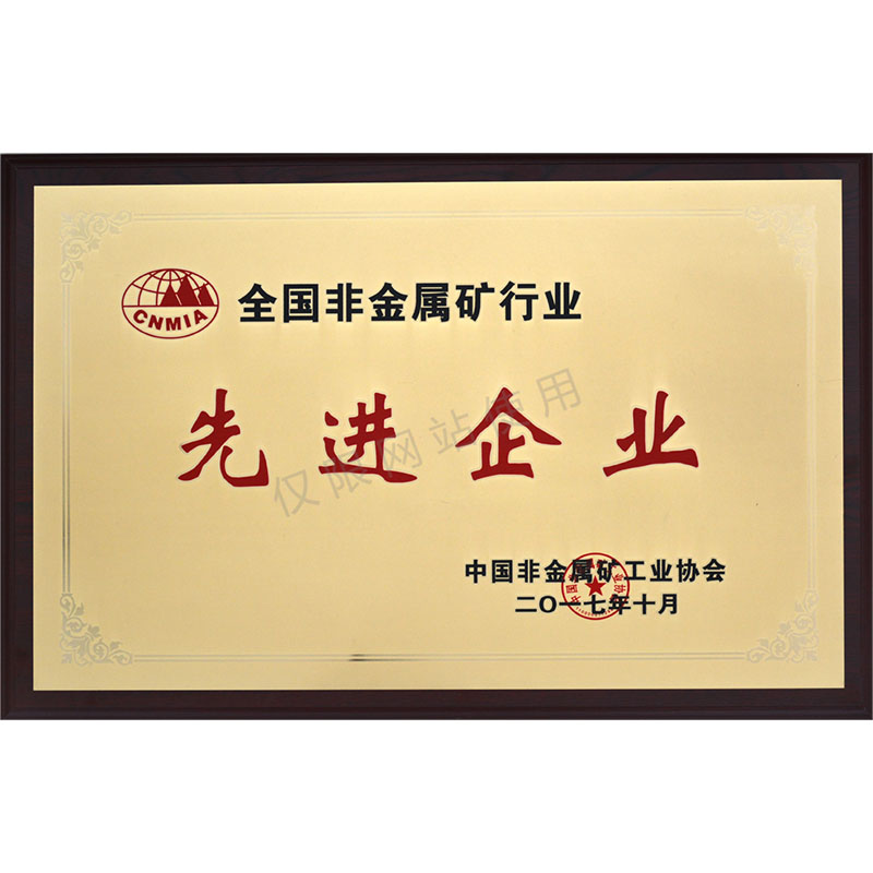 全国非金属矿行业先进企业